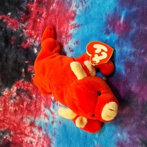 Ty Vintage Rare Tobasco Beanie Baby Bull